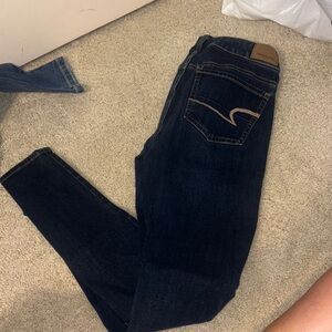 American Eagle Outfitters Midnight Blue Skinny Jeans